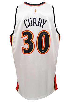 Stephen Curry Golden State Warriors Autographed Jersey (JSA • Curry Authenticated Sticker)