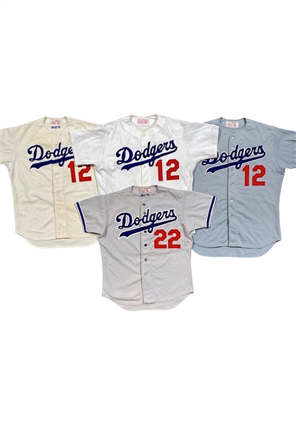 Late 1970s Tommy Davis LA Dodgers Coaches Worn Home & Road Uniforms (Davis Storage Unit Find)
