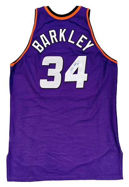 1993-94 Charles Barkley Phoenix Suns Game-Used & Signed Jersey
