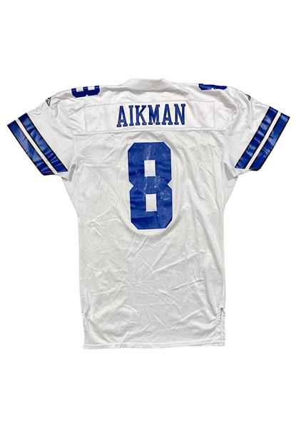 1994 Troy Aikman Dallas Cowboys Game-Used Jersey (Repairs • Great Wear)