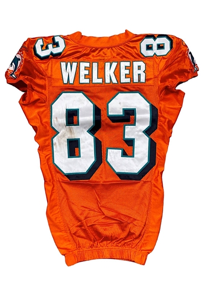 2004 Wes Welker Miami Dolphins Game-Used Jersey (Dolphins LOA)