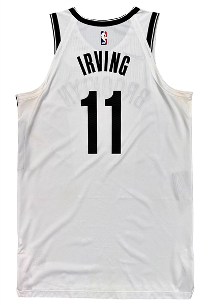 4/20/2021 Kyrie Irving Brooklyn Nets Game-Used Association Edition Jersey (MeiGray Photo-Matched)