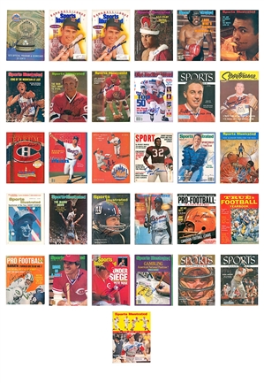 Hall of Famers And Stars Signed Sports Illustrated & Other Magazines (31)