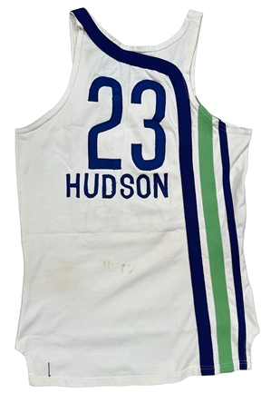 Early 1970s "Sweet Lou" Lou Hudson Atlanta Hawks Game-Used Jersey (Exceedingly Rare Style)