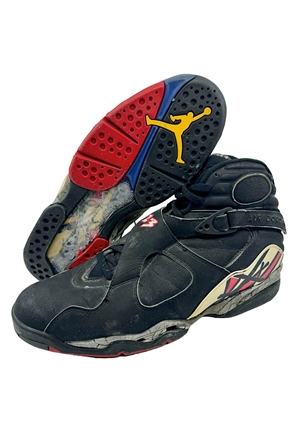 1993 Michael Jordan Chicago Bulls NBA Playoffs Game-Used Shoes (Obtained from MJs Bodyguard • Wozniak LOP • Finals MVP)