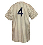 Circa 1933 Lou Gehrig NY Yankees Game-Used Home Flannel Jersey