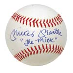 Spectacular Mickey Mantle Single-Signed Cronin Baseball Inscribed "The Mick" (Full JSA LOA)