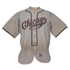 1933 Hazen "Kiki" Cuyler Chicago Cubs Game-Used Road Flannel Jersey (Very Rare)