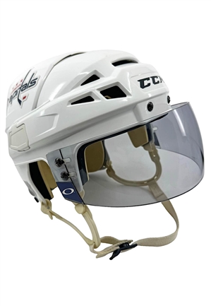 2009-10 Alex Ovechkin Washington Capitals Game-Worn Helmet (Caps MeiGray LOA • 50 Goal Season)