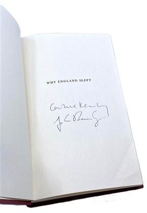 "Why England Slept" Hardcover Book Dual-Signed By JFK Jr. & Caroline Kennedy (1981 Reprint)