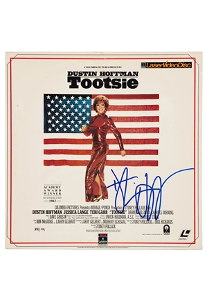 Dustin Hoffman "Tootsie" Autographed LaserDisc Movie (JSA Basic Cert)