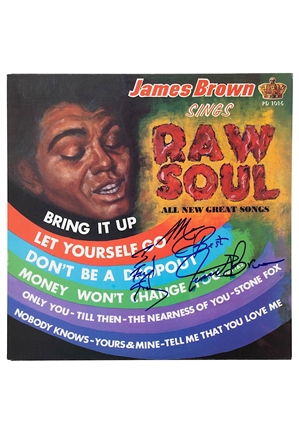 James Brown "Sings Raw Soul" Autographed & Inscribed LP (JSA)
