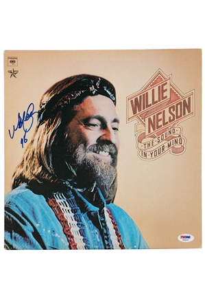 Willie Nelson "The Sound In Your Mind" Autographed LP (PSA/DNA)