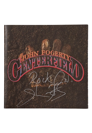 John Fogerty "Centerfield" Autographed & Inscribed LP (PSA/DNA)