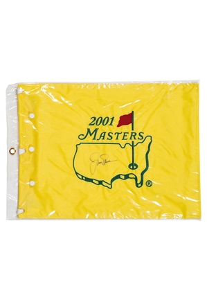Jack Nicklaus Autographed Masters Flag (PSA/DNA)