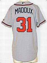 2003 Greg Maddux Atlanta Braves Game-Used Road Jersey
