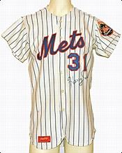 1975 Harry Parker NY Mets Game-Used & Autographed Home Jersey (JSA)
