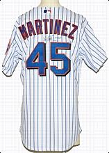 2005 Pedro Martinez NY Mets Game-Used & Autographed Home Jersey (JSA)