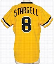 1980 Willie Stargell Pittsburgh Pirates Game-Used Home Jersey
