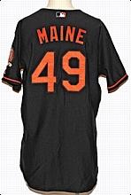 2004 John Maine Rookie Baltimore Orioles Game-Used Alternate Jersey
