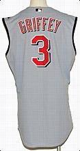 2006 Ken Griffey, Jr. Cincinnati Reds Game-Used Road Vest
