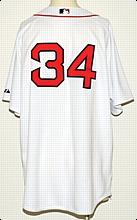 Circa 2005 David Ortiz Boston Red Sox Game-Used Home Jersey
