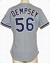 1988 Rick Dempsey Los Angeles Dodgers Game-Used Road Jersey (Spring Training) (World Championship Season)