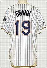 1999 Tony Gywnn San Diego Padres Game-Used Home Jersey