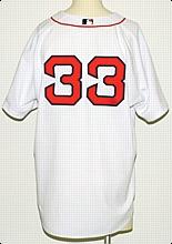 2000 Jason Varitek Boston Red Sox Game-Used Home Jersey