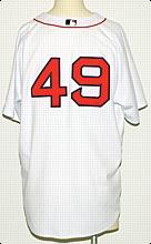 2002 Tim Wakefield Boston Red Sox Game-Used Home Jersey