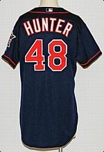 2002 Torii Hunter Minnesota Twins Game-Used Home Alternate Jersey