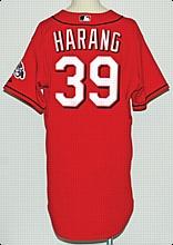 2006 Bronson Arroyo & Aaron Harang Cincinnati Reds Game-Used Alternate Jerseys (2)