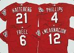 Lot of Cincinnati Reds Game-Used Alternate Jerseys (4)