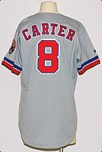 1992 Gary Carter Montreal Expos Game-Used & Autographed Road Jersey (JSA)