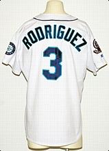 1995 Alex Rodriguez Seattle Mariners Game-Used Home Jersey