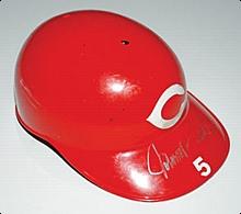 Circa 1970s Johnny Bench Cincinnati Reds Game-Used & Autographed Helmet (JSA)