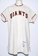1962 Don Larsen SF Giants Game-Used & Autographed Home Flannel Jersey (JSA)
