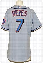 2007 Jose Reyes NY Mets Game-Used Jersey (Mets-Steiner LOA)
