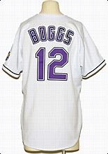 1998 Wade Boggs Tampa Bay Devil Rays Game-Used Home Jersey