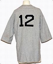 1938 Joe Glenn NY Yankees Game-Used Road Flannel Jersey