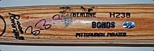 1991-1992 Barry Bonds Pittsburgh Pirates Game-Used & Autographed Bat (JSA) (PSA/DNA)
