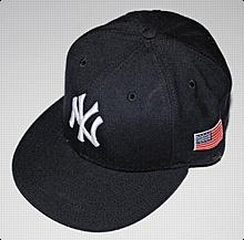 9/11/2005 Derek Jeter NY Yankees Game-Used Flag Cap (Yankees-Steiner LOA)