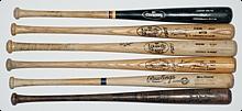 Lot of NY Mets Players Game-Used Bats with Some Autographed (6) (JSA) (PSA/DNA)