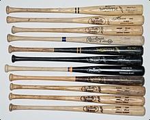 Lot of LA Dodgers Game-Used Bats with Some Autographed (11) (JSA) (PSA/DNA)