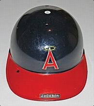 Circa 1984 Reggie Jackson California Angels Game-Used Helmet