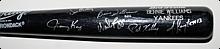 1994-1995 Bernie Williams NY Yankees Game-Used & Autographed Bat with Other Signatures (JSA) (PSA/DNA)