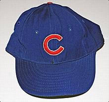1970 Ernie Banks Chicago Cubs Game-Used Cap