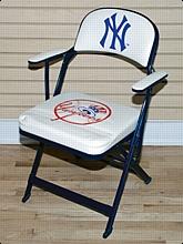 2007 Chien-Ming Wang NY Yankees Used Clubhouse Chair (Yankees-Steiner LOA)