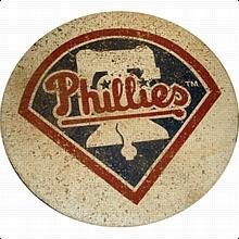 Late 1990s-Early 2000s Philadelphia Phillies Batting Circle from Shea Stadium (Mets-Steiner LOA)
