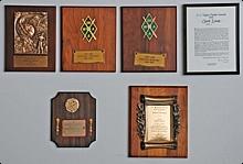 Six Awards & Plaques That Hung In Jack Langs House (6)